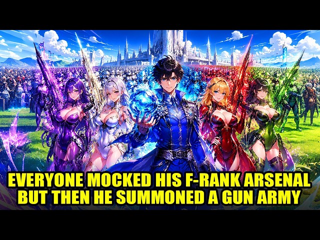 Everyone mocked his F-rank arsenal, but in the next second he summoned an army of firearms