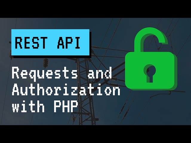 Request a REST API with PHP