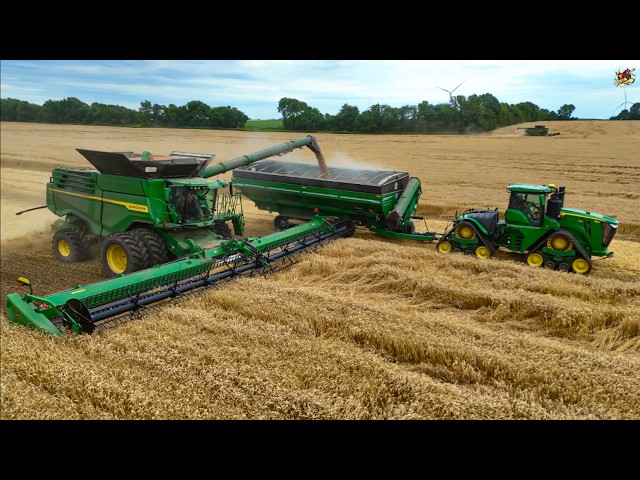 `Crossroad Farms 2026 Wheat Harvest | Rain, Mud & Straw Baling