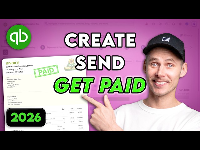 How to Create & Send Invoices in QuickBooks Online (2026)