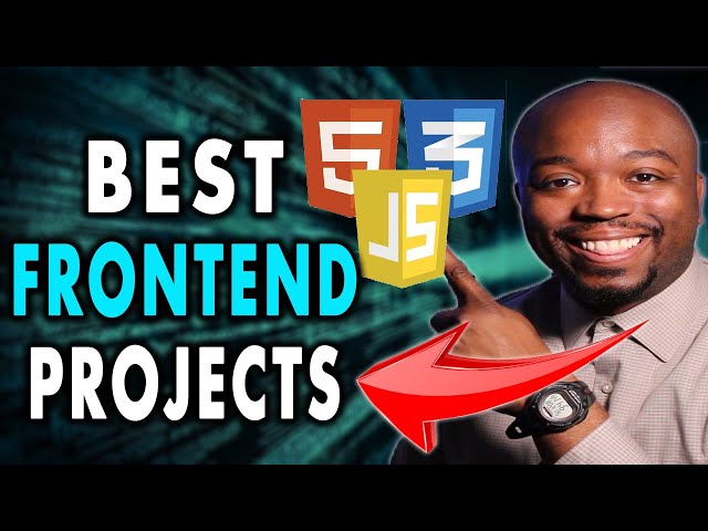 Top 5 Frontend Developer Projects for Beginners !