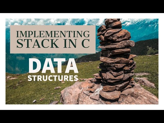 How to Implement a Stack Data Structure in C with the help of Structure and Array
