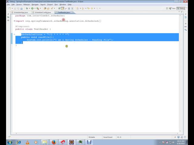 @SCHEDULED ANNOTATION SPRING FRAMEWORK DEMO TAMIL
