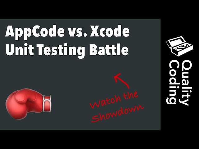 AppCode vs. Xcode Unit Testing Battle