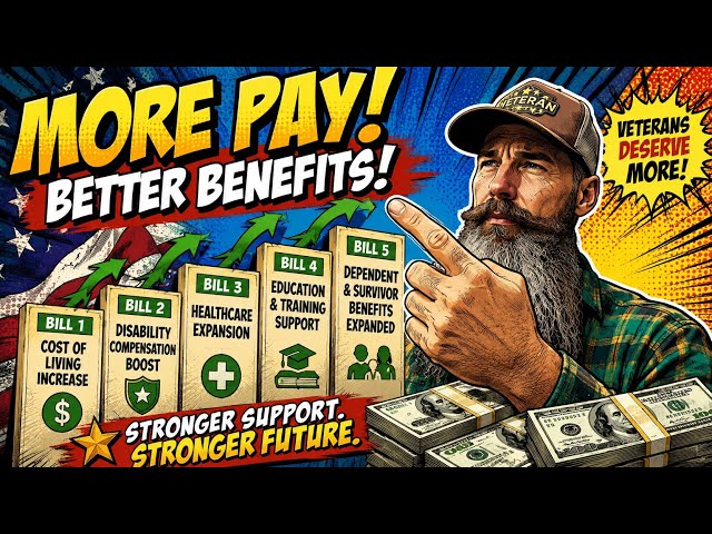 Multiple Bills Increasing VA Pay and Benefits for Disabled Veterans and Survivors 