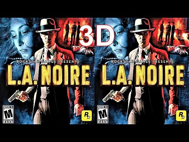 3D VR video L.A. Noire  3D SBS VR box google cardboard