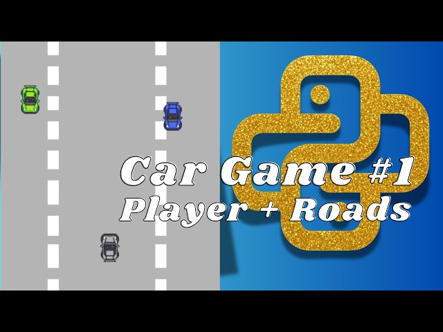 Code a race car game in Pygame Zero 1. The Player and The Road