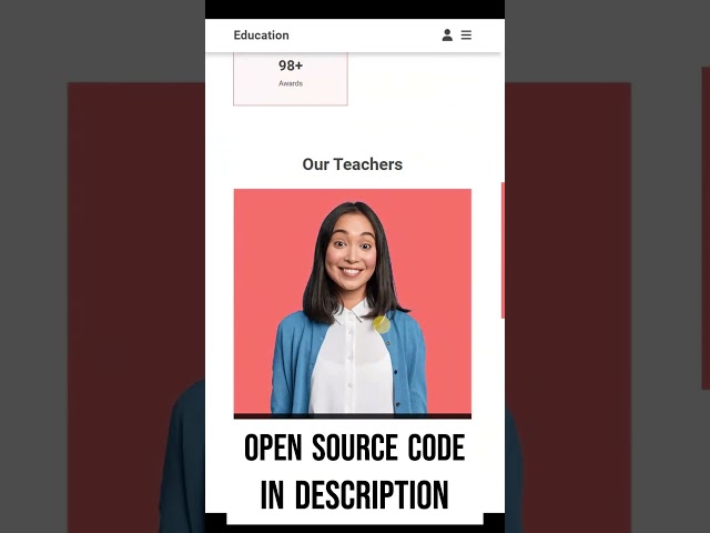 Create A Responsive Multipage Education Website Design - HTML / CSS / JavaScript | Open Source code