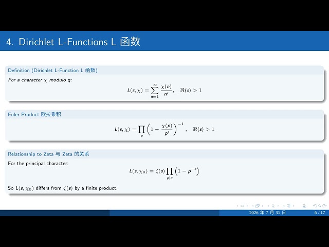 Episode 10: Fourier Analysis on Finite Abelian Groups, Zero-Free Regions, Apps of Conformal Mappings