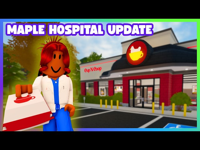 MAPLE HOSPITAL CUP N COOP 🐔 HOW TO PLAY + SUPPLY TOUR (Roblox)