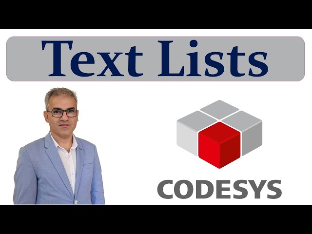 CODESYS: Text List - Dynamic Text #codesys #plcprogramming #visualization #textlist #dynamictext