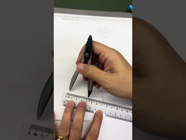 Sec 1 Construction qns 5 (Quadrilaterals)