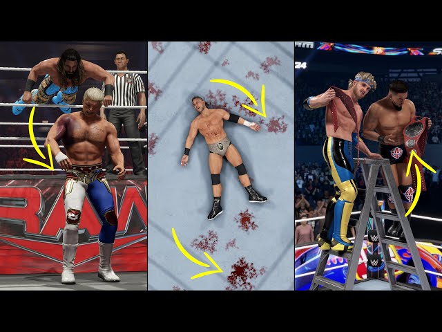 37 Amazing Details In WWE 2K24