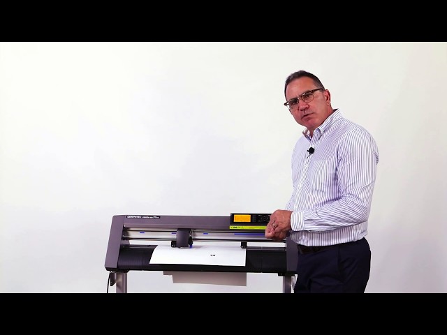 How to set the fine adjustments on the Graphtec Cutter