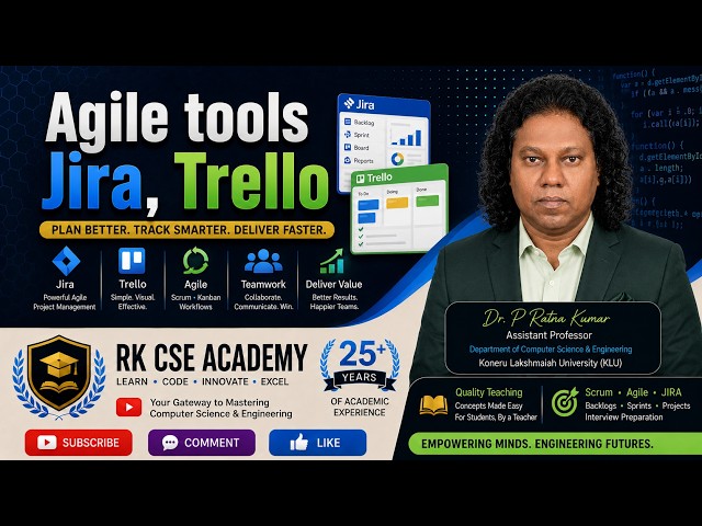 Agile tools Jira and Trello | RK CSE Academy | Computer Science & Engineering