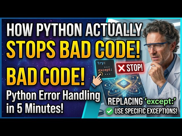 Python Error Handling  Stop Using bare except: in Python (Do This Instead)