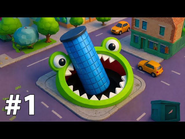 Hole.io - Gameplay Walkthrough Tutorial  Hole Evolution New Mobile Game (Android,iOS)