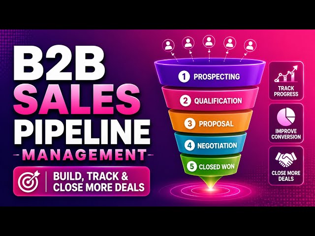 B2B Sales Pipeline Management | Build, Track & Close More Deals | Uplatz