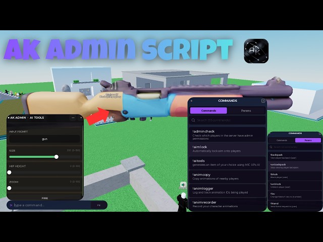 [OP] AK ADMIN SCRIPT | FE & TROLL | ROBLOX SCRIPT SHOWCASE 2026