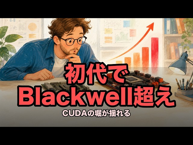 OpenAI初チップがBlackwell超え？CUDAの20年の堀が揺れる理由