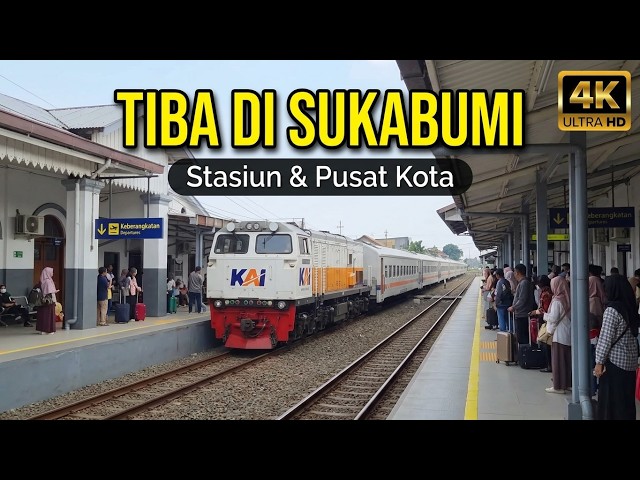 Arrived in Sukabumi City by train❗Walk around The Kota Sukabumi - West Java
