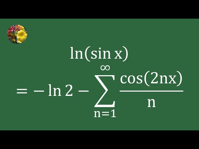 A Viewer Found a Gorgeous Path to the ln(sin x) Identity