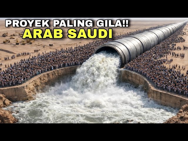 Saudi Arabia Pumps Billions of Liters of Seawater into the Desert - A Giant Project That Shocks t...