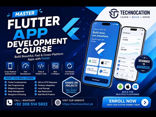 FLUTTER APP DEVELOPMENT COURSE