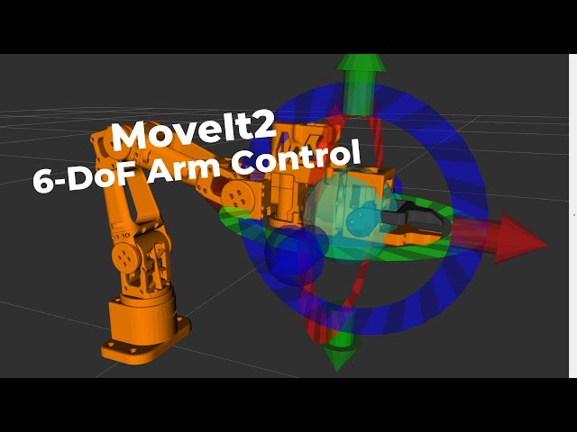 MoveIt2 6-DoF Servo Arm Control (Open Source)