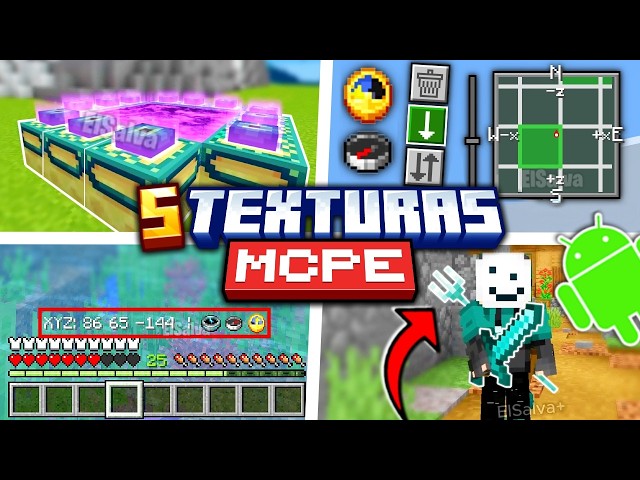 🔥5 TEXTURE PACKS YOU MUST ACTIVATE FOR MINECRAFT PE (26.X) 🙀 | BEDROCK TEXTURE PACKS