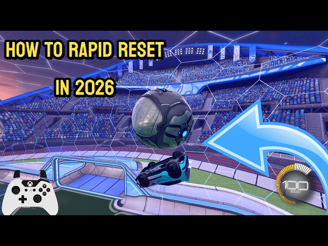 HOW TO RAPID RESET IN ROCKET LEAGUE! | ROCKET LEAGUE TUTORIAL