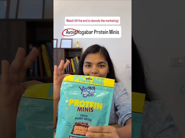 Avoid Yogabar Protein Minis! But why? Watch along #glucosegal #labeldecode #healthybars