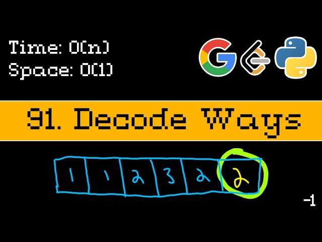 Decode Ways - Leetcode 91 - Blind 75 Explained - Dynamic Programming - Python