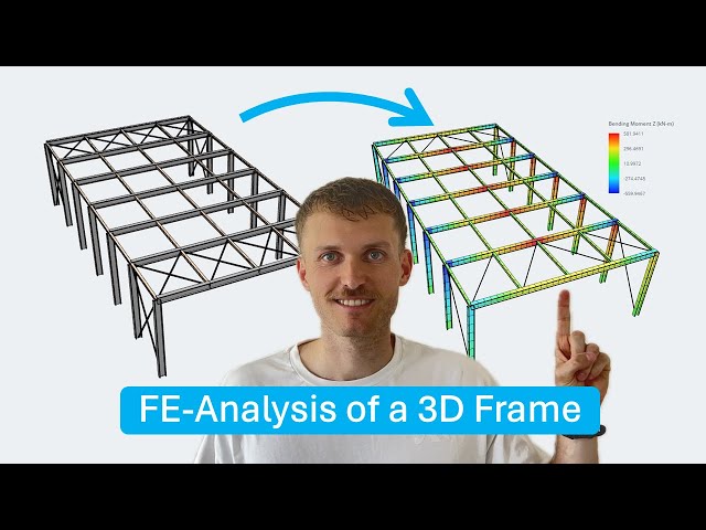 FEA for Beginners: 3D Frame Design Using SkyCiv