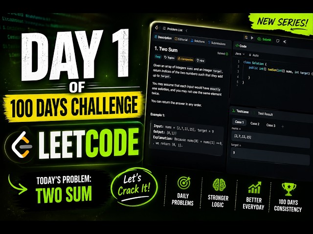 LeetCode 167 | Two Sum II Explained in Java | Day 1 of 100 Days DSA