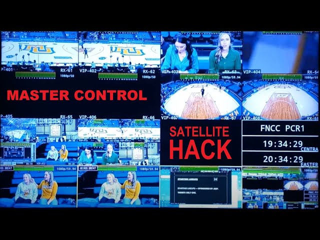 Satellite Hacking - Women's Ball Game Master Control Room