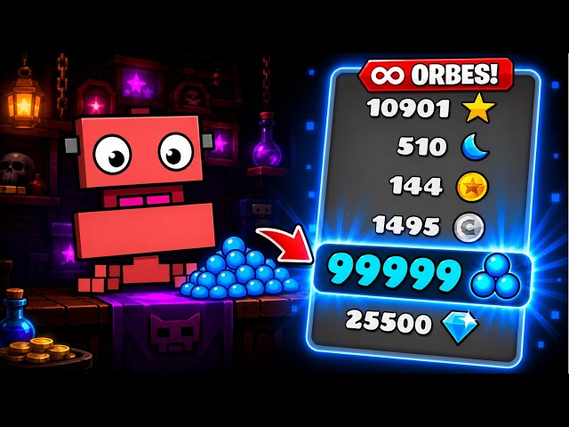 El truco DEFINITIVO para FARMEAR ORBES en Geometry Dash (2026)