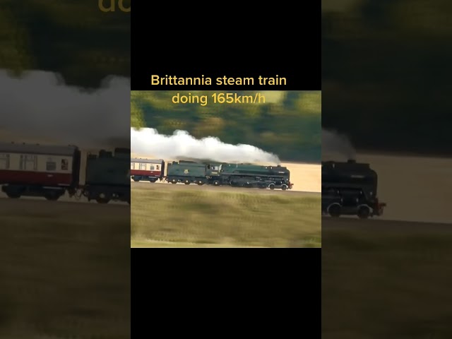 Oh my goodness, what a speed of this steam train #trains #speed #steamtrain #locomotive