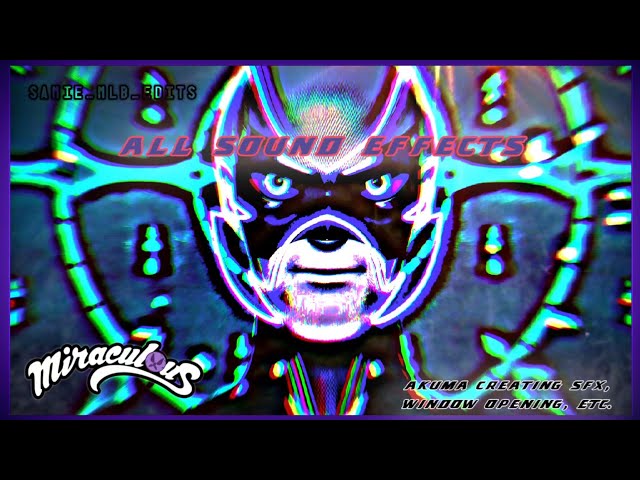 Hawk Moth / Shadow Moth & Monarch SOUND EFFECTS (almost too accurate sounds) | Miraculous Ladybug