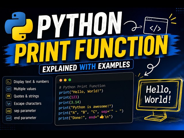 Python print() Function Explained with Examples