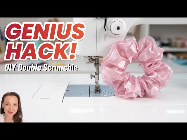 You Probably Have Never Seen This Method! | My BEST Method for Sewing a Double Scrunchie ⭐️