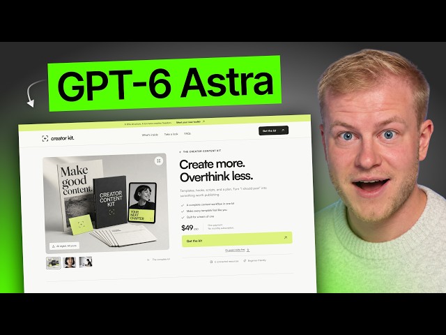 GPT 6 ASTRA IS AMAZING AT WEB DESIGN!