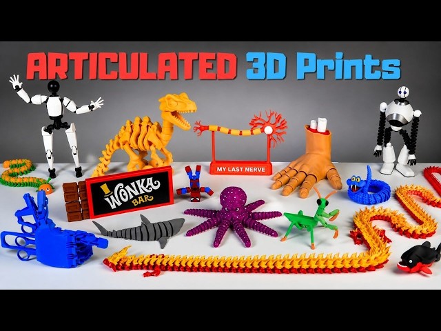 The COOLEST ARTICULATED 3D Prints