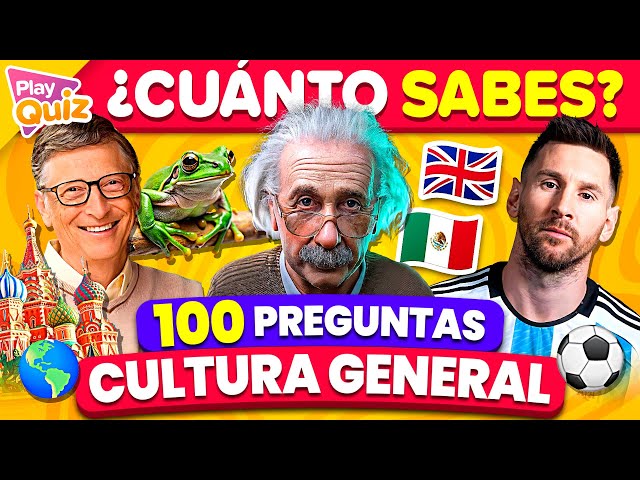 100 General Knowledge Questions 🧠🤔🌎 | Play Culture Quiz