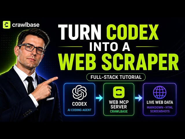 Turn Codex into a Full-Stack Web Scraper with Crawlbase Web MCP