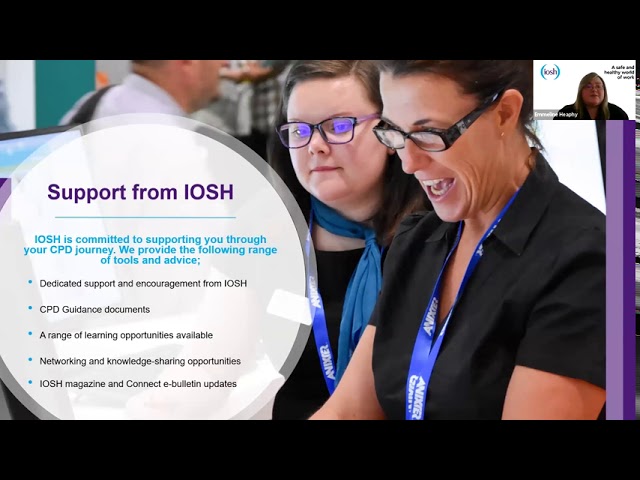 IOSH webinar: CPD - Safeguarding and boosting your professional status