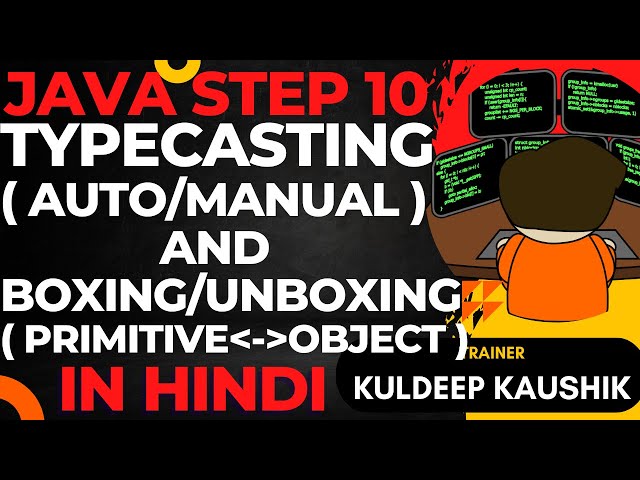 Step 10: Java TypeCasting + Box/Unbox: Complete, Codes, best practices, Interview Q/A, 0 to Hero