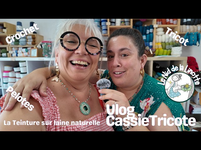 Vlog Podcast tricot-crochet spécial Cassie Tricote ! #vlog #podcast #tricot #crochet
