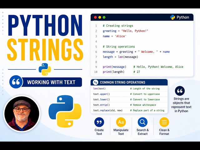 Beginning Python (Episode 5 - Problems and Puzzles): Strings