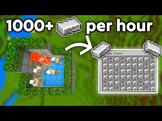 Easiest Iron Farm in Minecraft Bedrock 1.21 Tutorial (MCPE/Xbox/PS4/Nintendo Switch/Windows10)